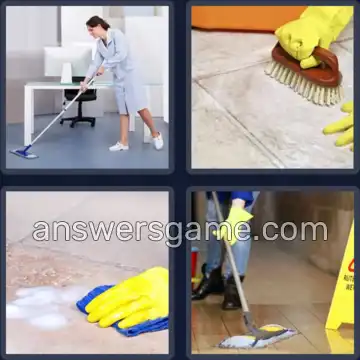 4 Fotos 1 Palabra 6 letras FREGAR