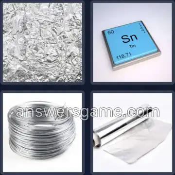 4 Fotos 1 Palabra 6 letras ESTAÑO