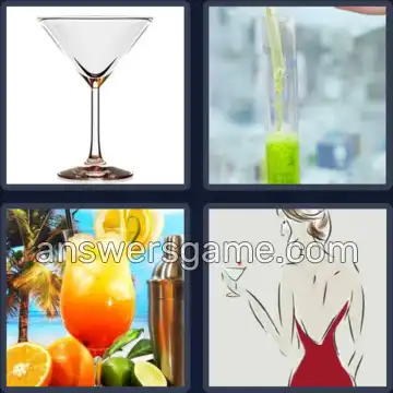 4 Fotos 1 Palabra 6 letras COCTEL