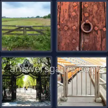 4 Fotos 1 Palabra 6 letras PORTON