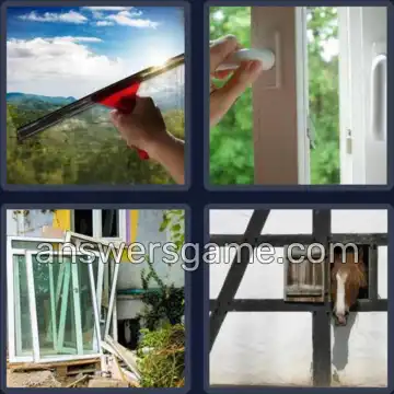 4 Fotos 1 Palabra 7 letras VENTANA