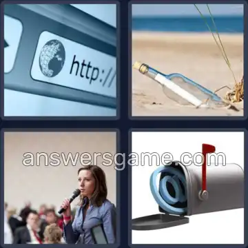 4 Fotos 1 Palabra 7 letras MENSAJE