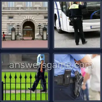 4 Fotos 1 Palabra 7 letras GUARDIA