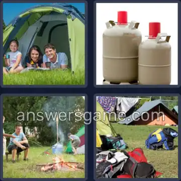 4 Fotos 1 Palabra 7 letras CAMPING