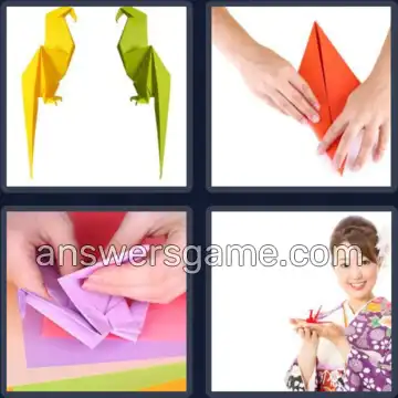 4 Fotos 1 Palabra 7 letras ORIGAMI