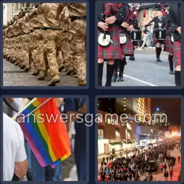 4 Fotos 1 Palabra 7 letras MARCHAR