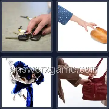 4 Fotos 1 Palabra 7 letras AGARRAR