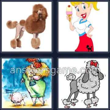 4 Fotos 1 Palabra 7 letras CANICHE