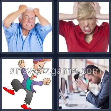 4 Fotos 1 Palabra 7 letras AGITADO