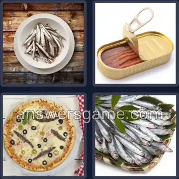 4 Fotos 1 Palabra 7 letras ANCHOAS