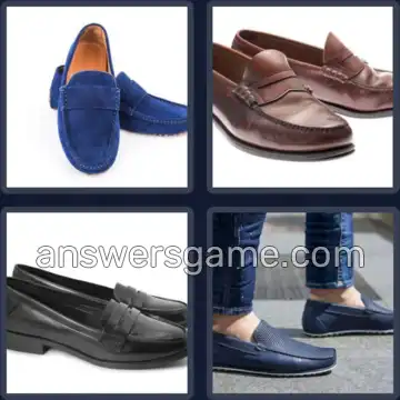 4 Fotos 1 Palabra 7 letras MOCASIN