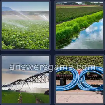 4 Fotos 1 Palabra 7 letras IRRIGAR