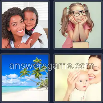 4 Fotos 1 Palabra 7 letras HERMOSA