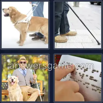 4 Fotos 1 Palabra 7 letras CEGUERA