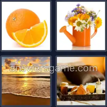 4 Fotos 1 Palabra 7 letras NARANJA