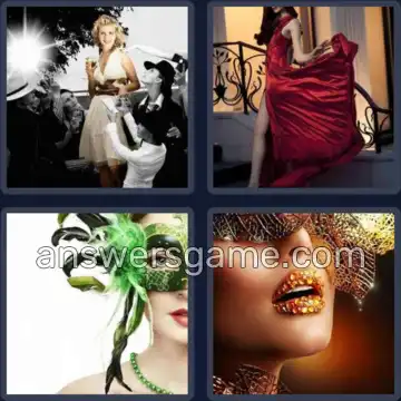 4 Fotos 1 Palabra 7 letras GLAMOUR