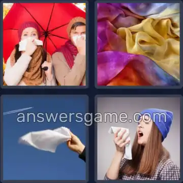 4 Fotos 1 Palabra 7 letras PAÑUELO