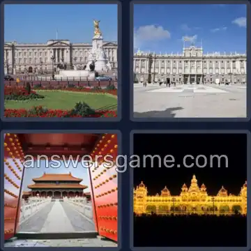 4 Fotos 1 Palabra 7 letras PALACIO