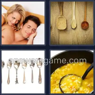 4 Fotos 1 Palabra 7 letras CUCHARA