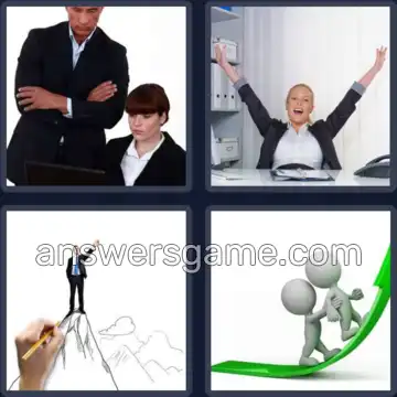 4 Fotos 1 Palabra 7 letras ASCENSO