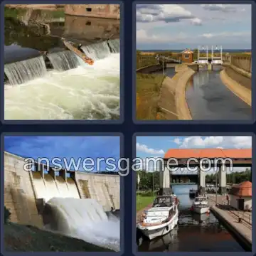 4 Fotos 1 Palabra 7 letras ESCLUSA