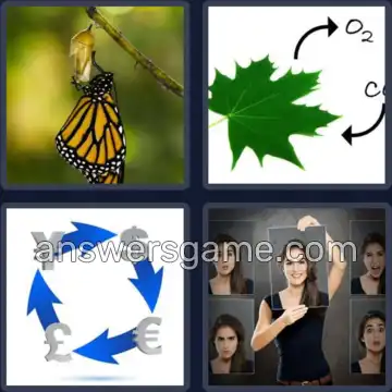 4 Fotos 1 Palabra 7 letras CAMBIAR