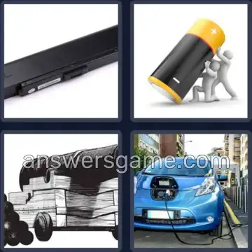 4 Fotos 1 Palabra 7 letras BATERIA