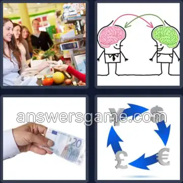 4 Fotos 1 Palabra 7 letras CANJEAR