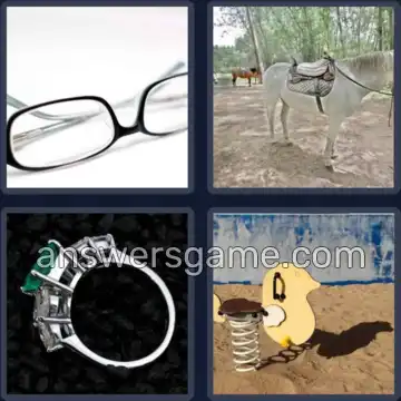 4 Fotos 1 Palabra 7 letras MONTURA