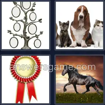 4 Fotos 1 Palabra 7 letras PEDIGRI