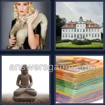 4 Fotos 1 Palabra 7 letras RIQUEZA