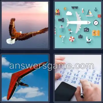 4 Fotos 1 Palabra 7 letras PLANEAR