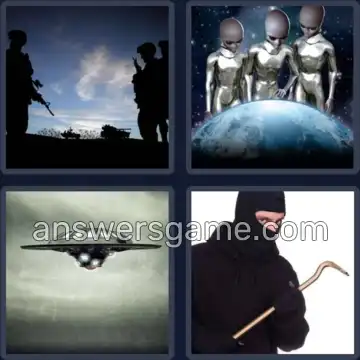 4 Fotos 1 Palabra 7 letras INVASOR