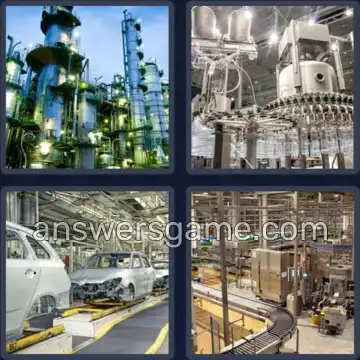 4 Fotos 1 Palabra 7 letras FABRICA