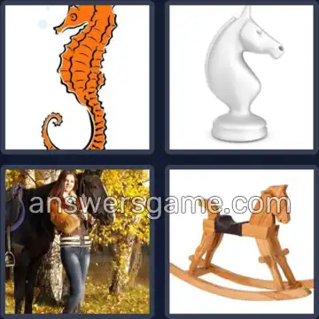 4 Fotos 1 Palabra 7 letras CABALLO