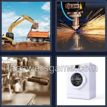 4 Fotos 1 Palabra 7 letras MAQUINA
