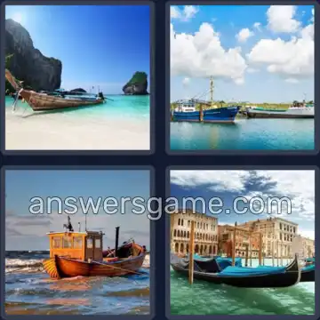4 Fotos 1 Palabra 7 letras BARCAZA