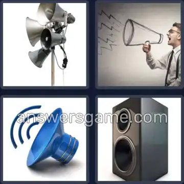 4 Fotos 1 Palabra 7 letras ALTAVOZ