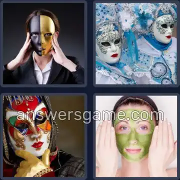 4 Fotos 1 Palabra 7 letras MASCARA