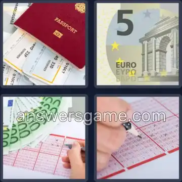 4 Fotos 1 Palabra 7 letras BILLETE
