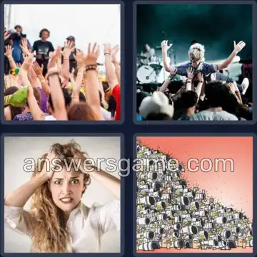 4 Fotos 1 Palabra 7 letras FRENESI