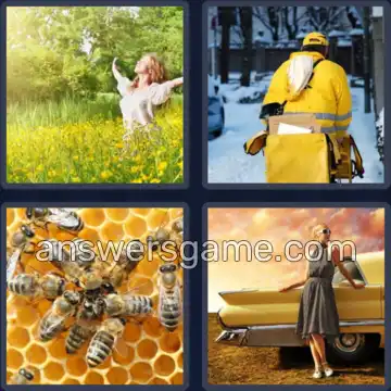 4 Fotos 1 Palabra 8 letras AMARILLO