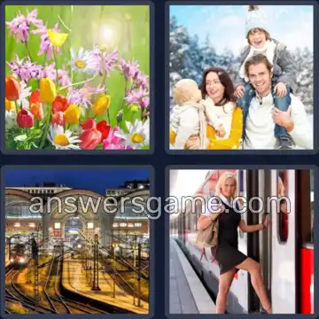 4 Fotos 1 Palabra 8 letras ESTACION