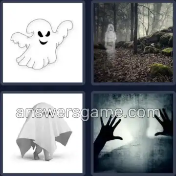 4 Fotos 1 Palabra 8 letras FANTASMA