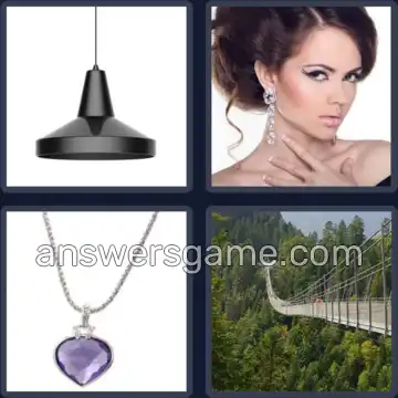 4 Fotos 1 Palabra 8 letras COLGANTE