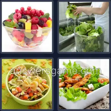 4 Fotos 1 Palabra 8 letras ENSALADA