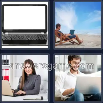 4 Fotos 1 Palabra 8 letras PORTATIL