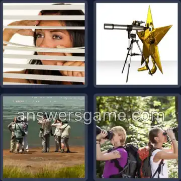 4 Fotos 1 Palabra 8 letras OBSERVAR