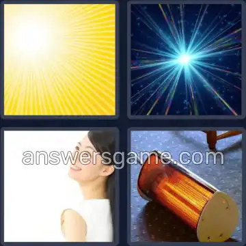 4 Fotos 1 Palabra 8 letras RADIANTE