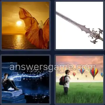 4 Fotos 1 Palabra 8 letras FANTASIA